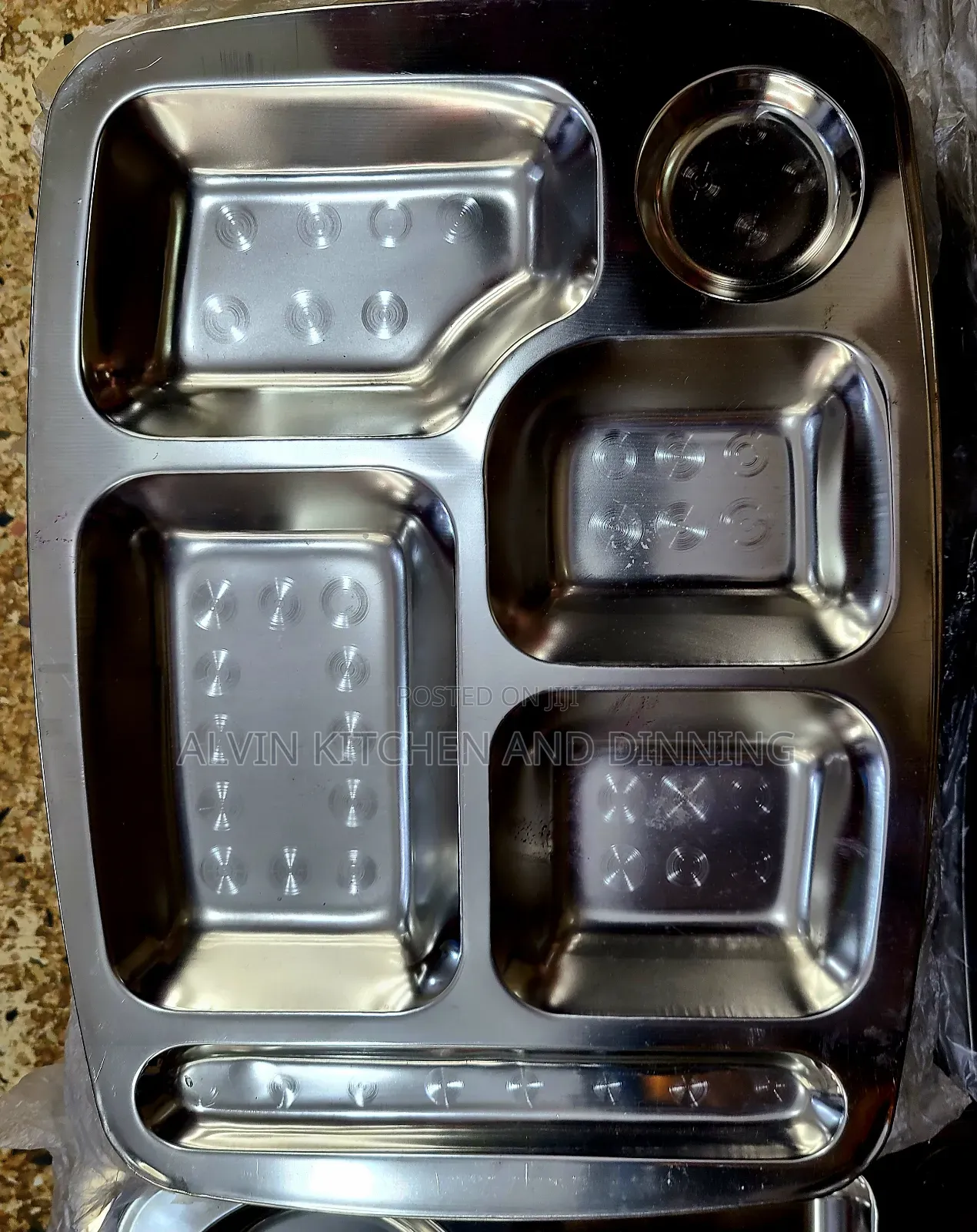Serving Tray Partition Stainless Steel 12pcs