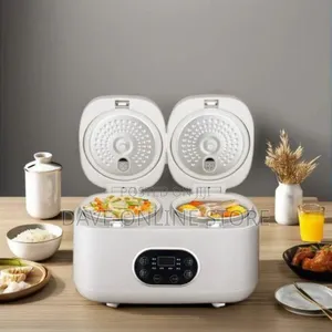 RAF Double Digital Multifunctional Rice Cooker 4L -Cream