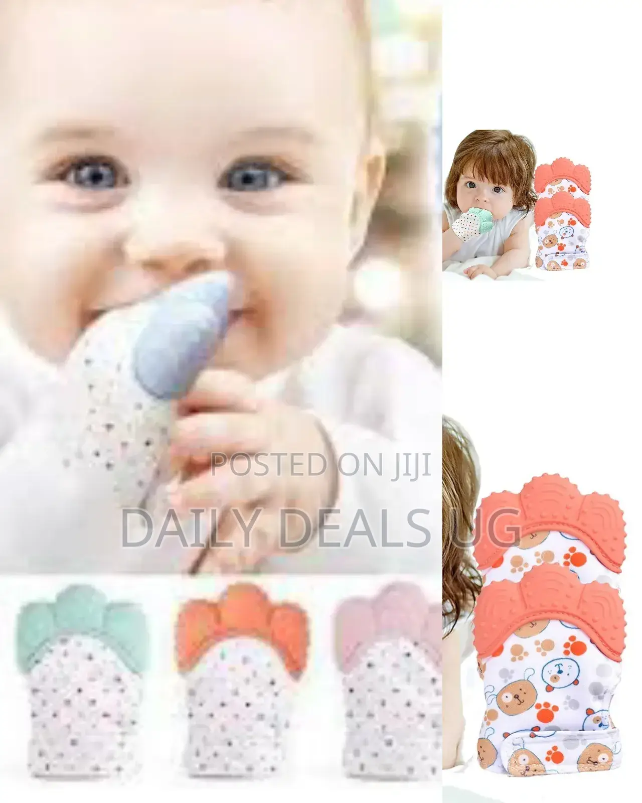 Silicone Baby Teeth Mittens