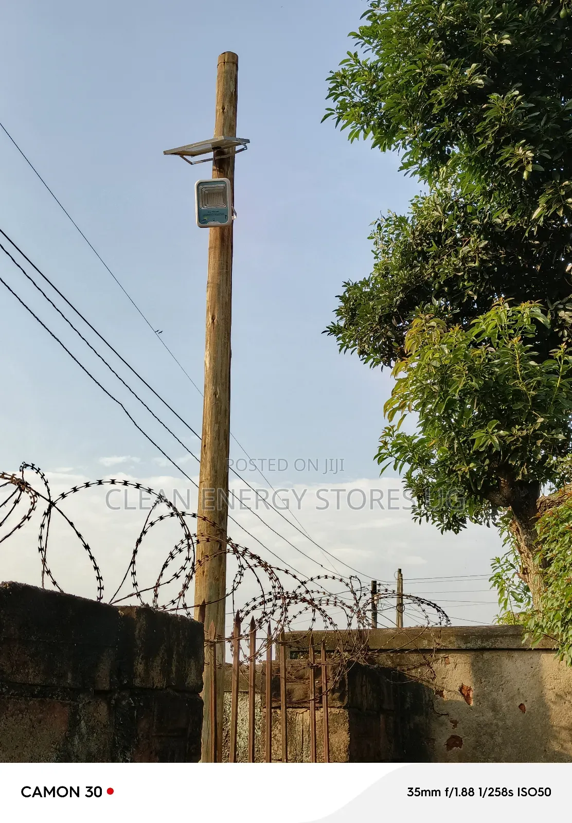 Solar Flood Light Blue 100W