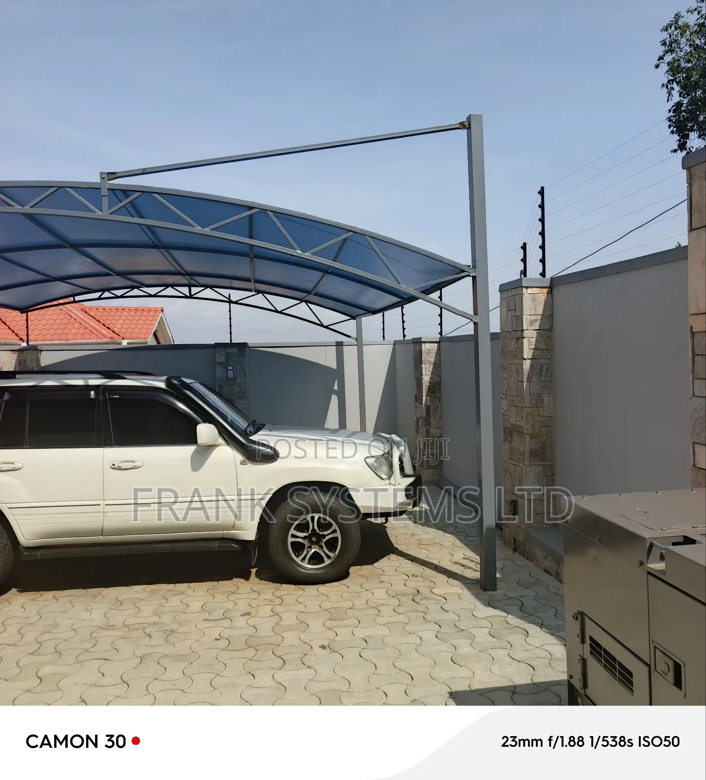 Carport Installation 18by 18