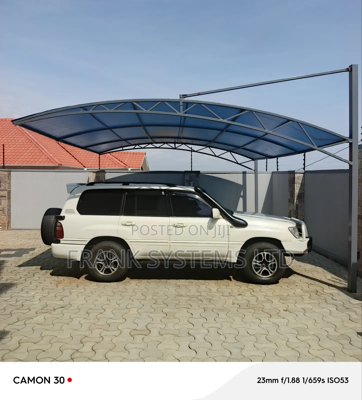 Carport Installation 18by 18