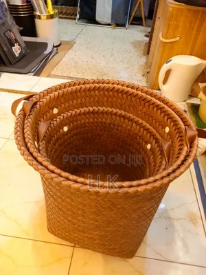 3pcs Set Nested Woven Baskets.
