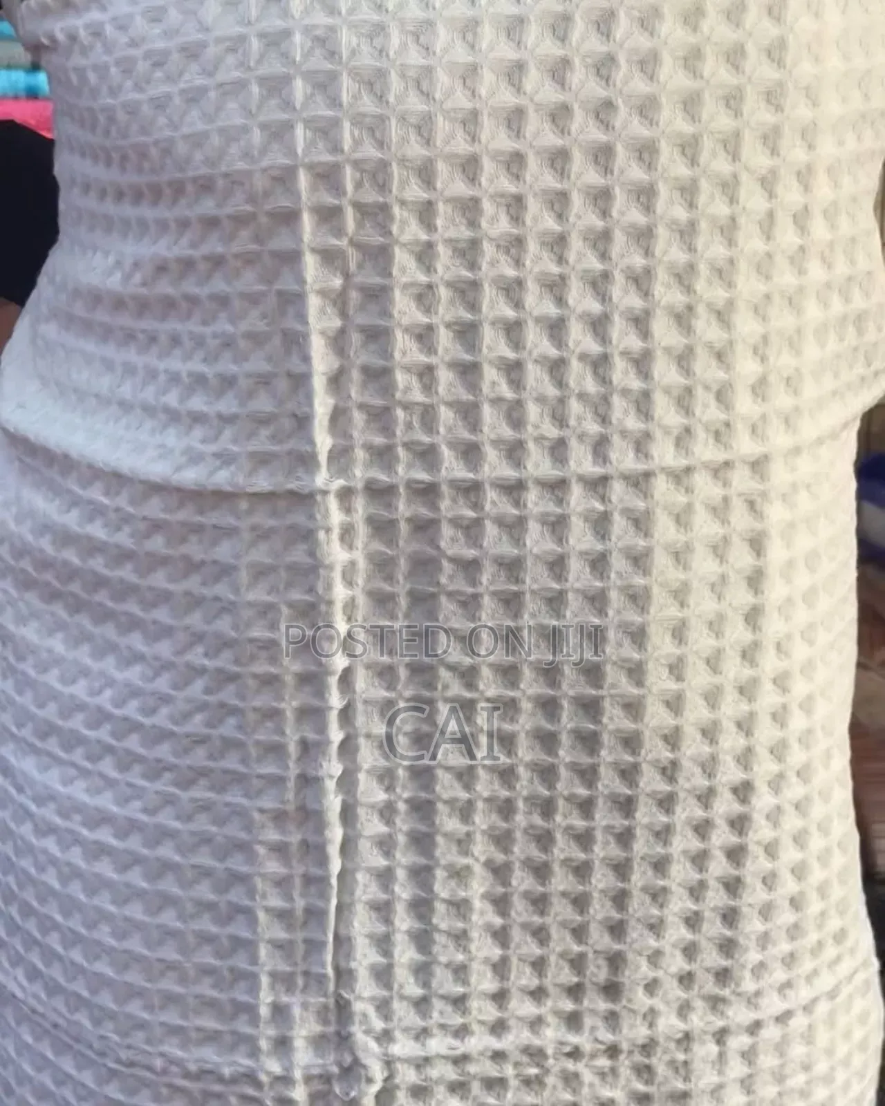White Waffle Towels