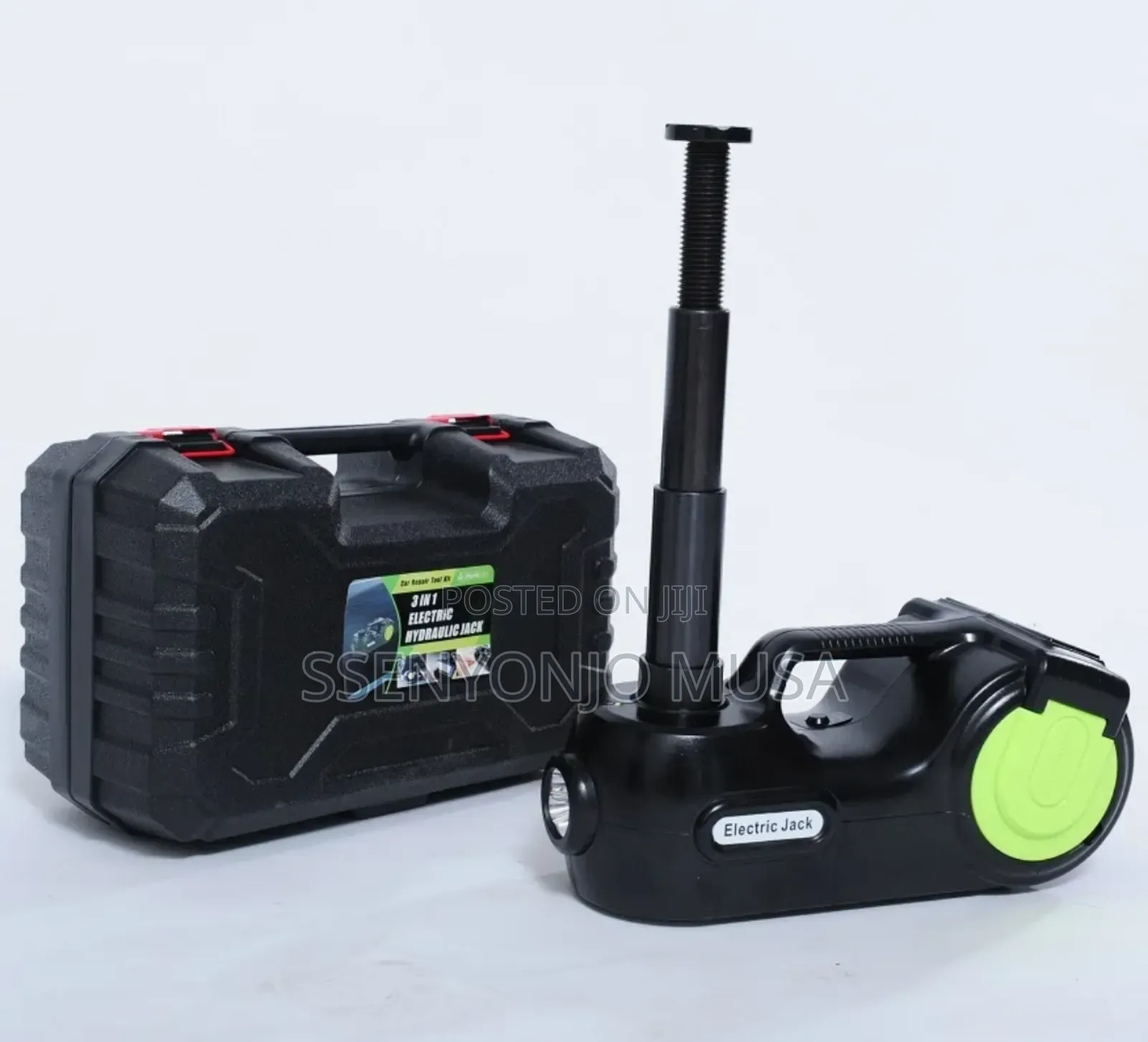 3-in-1 Electric Car Jack Kit - 5 Ton Hydraulic Lift