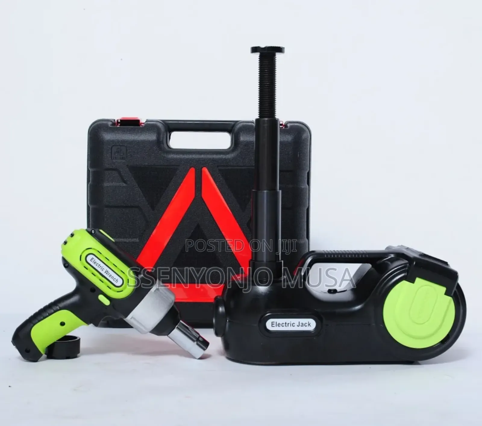 3-in-1 Electric Car Jack Kit - 5 Ton Hydraulic Lift