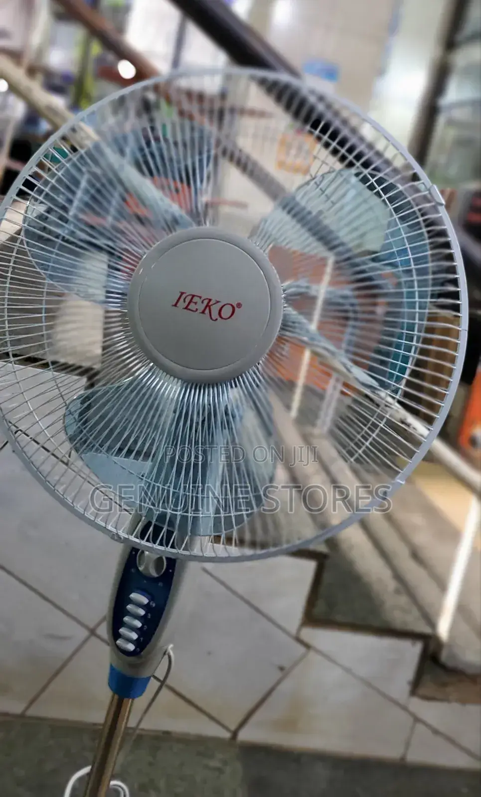 IEKO STAND FAN / 16" /Gray