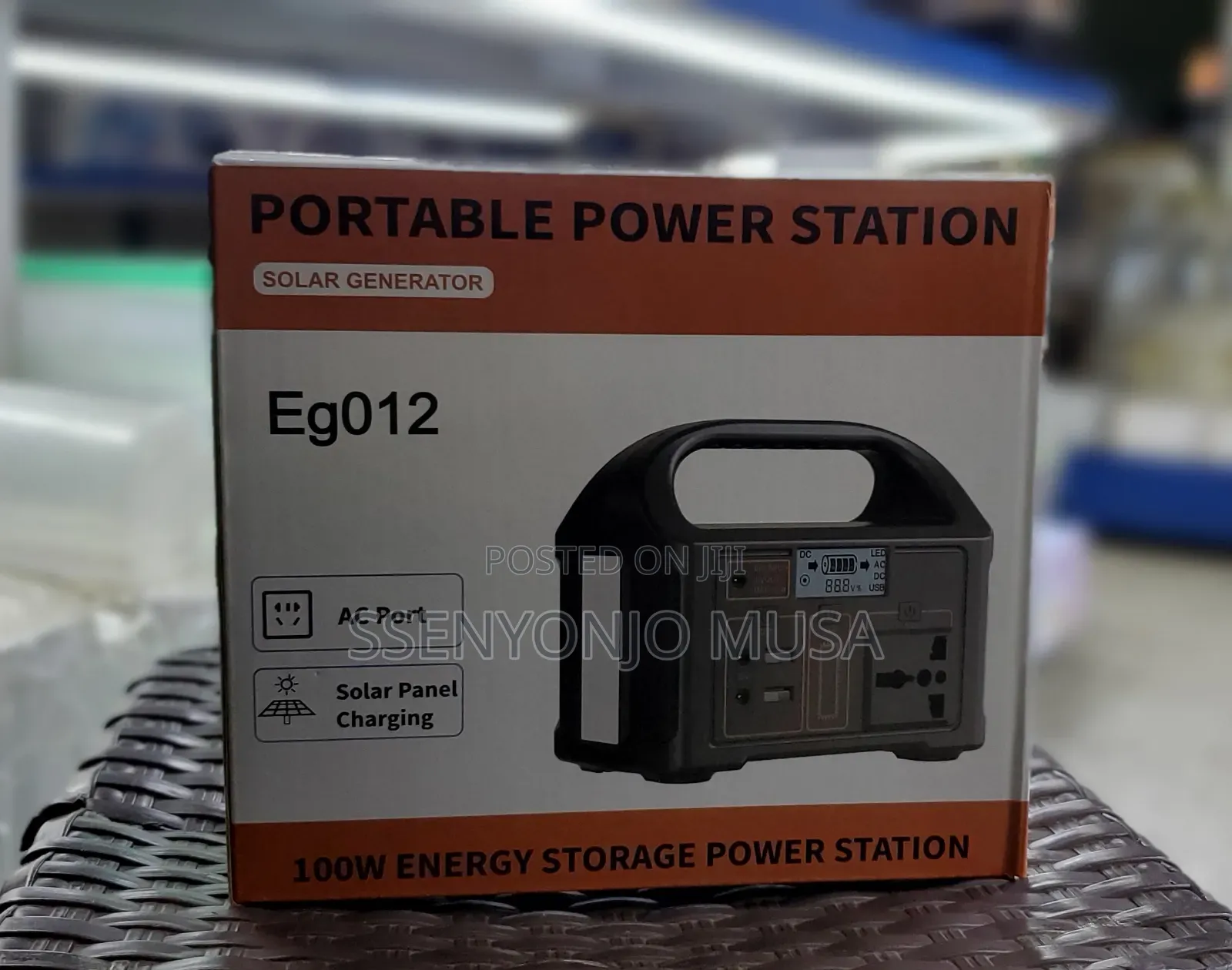 Eg012 100w Portable Power Station - 12ah (Od) Energy Storage