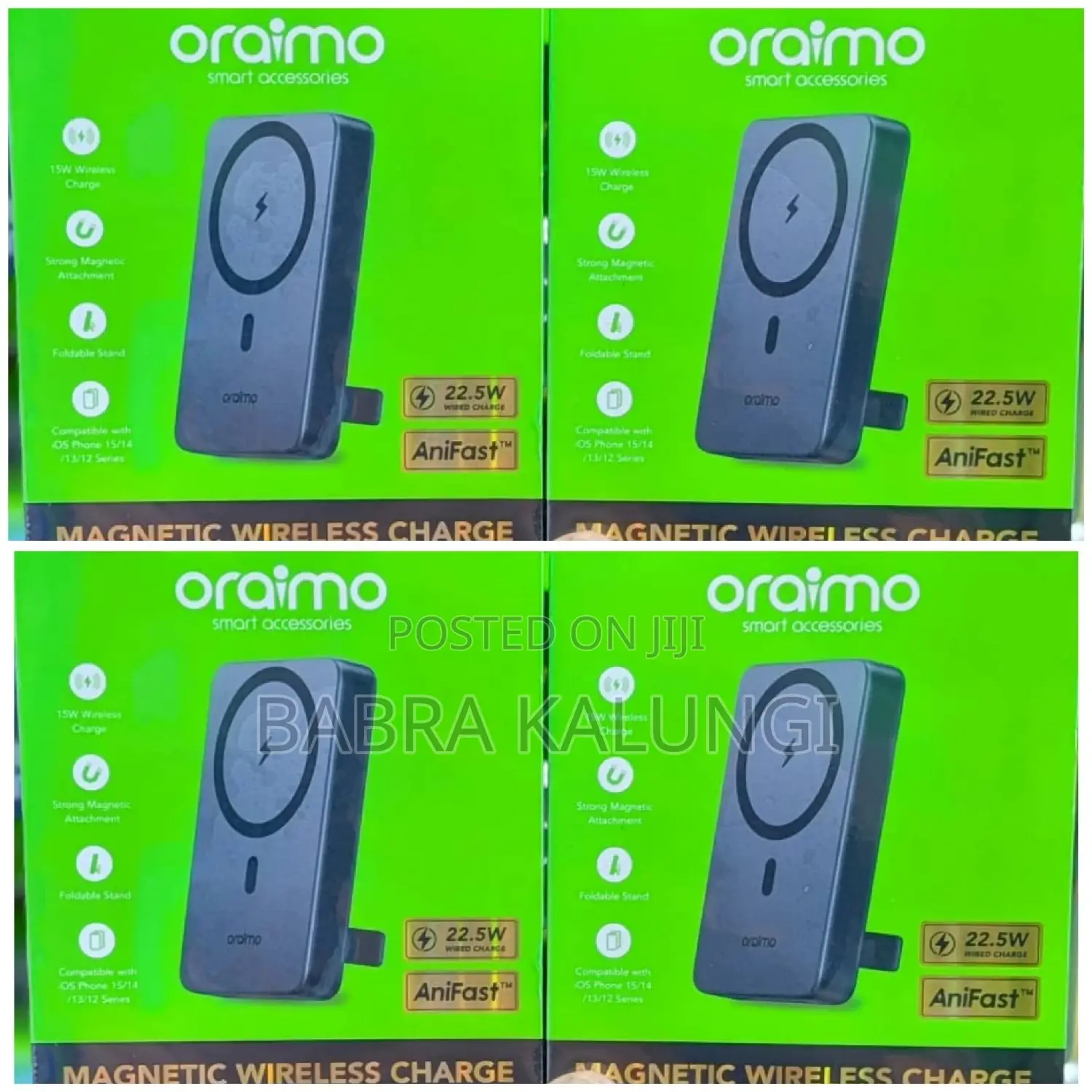Oraimo Magpower 10000mah Wireless Charge Power Bank