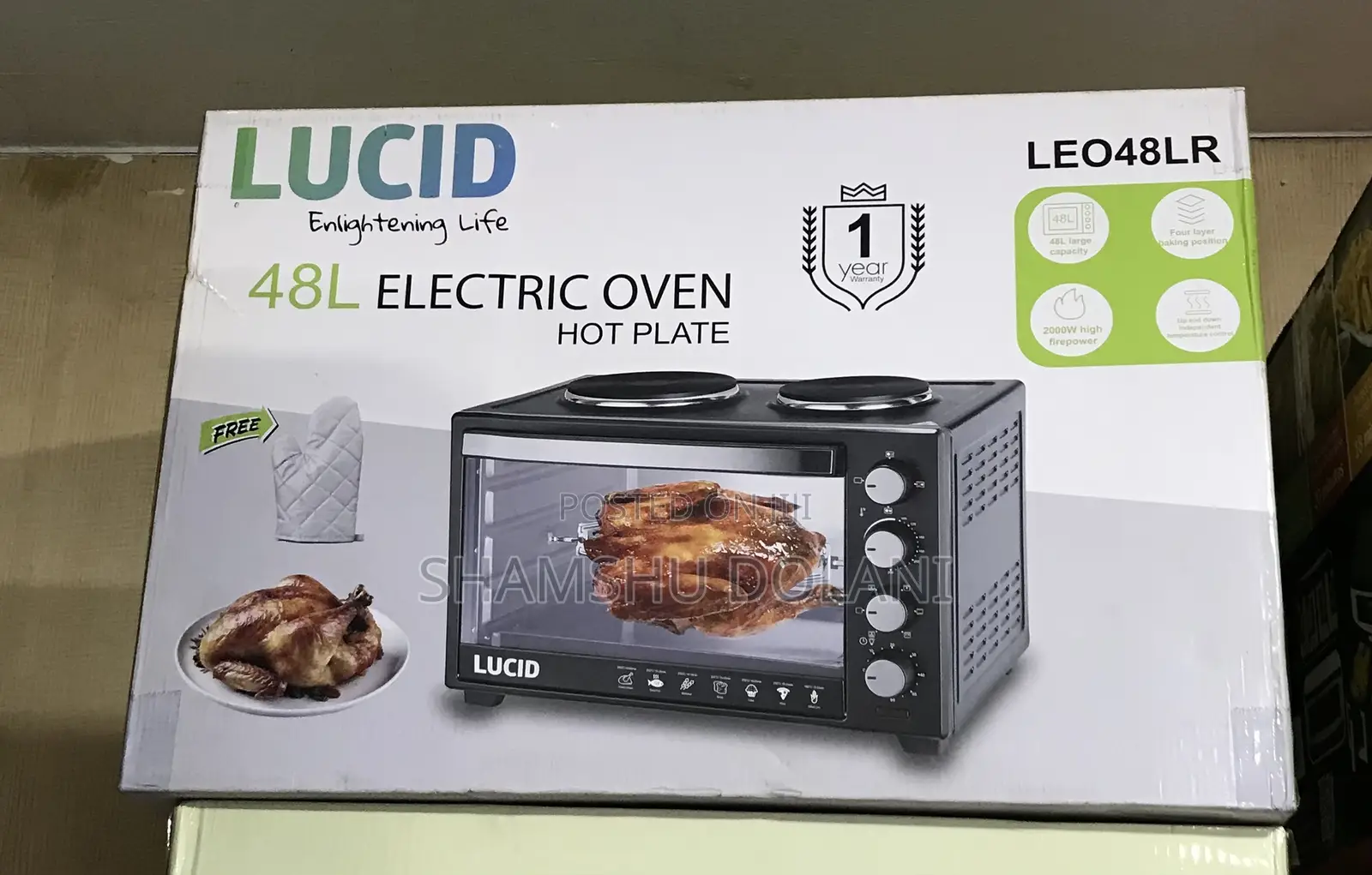 Lucid Electric Oven Black Friday Offer