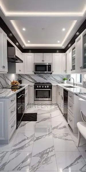 Kitchen Interior Design View.