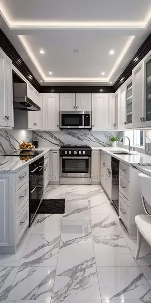 Kitchen Interior Design View.