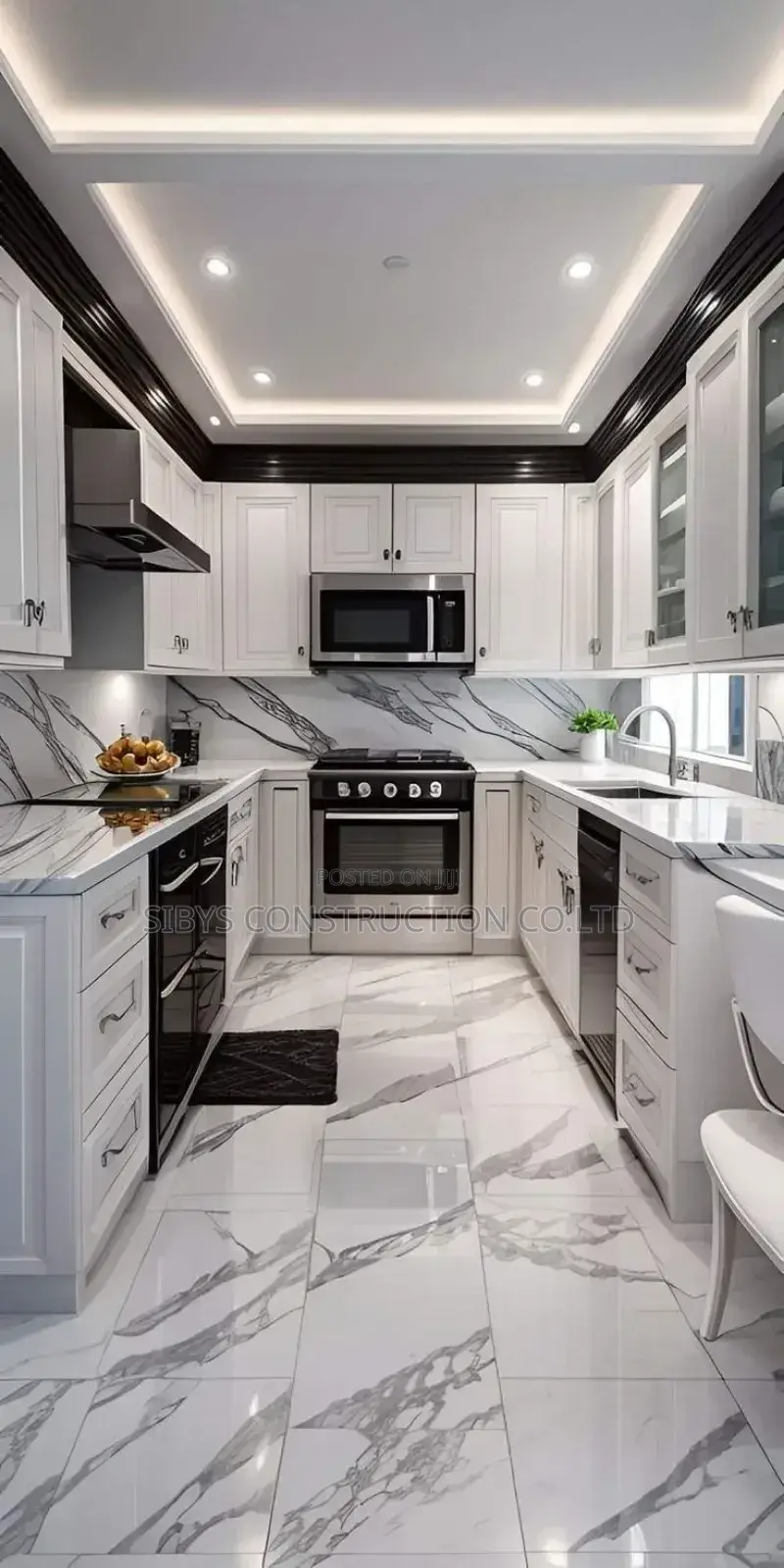 Kitchen Interior Design View.