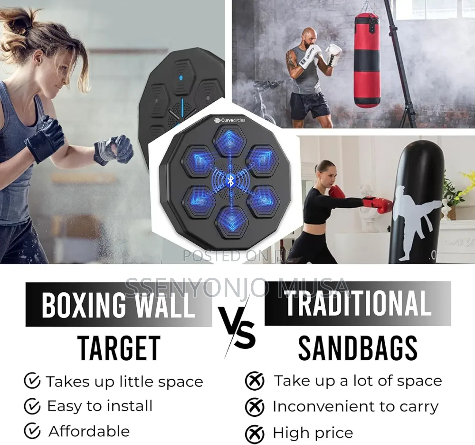Bt Music Boxing Machine - Wall Mount Intelligent Boxing.