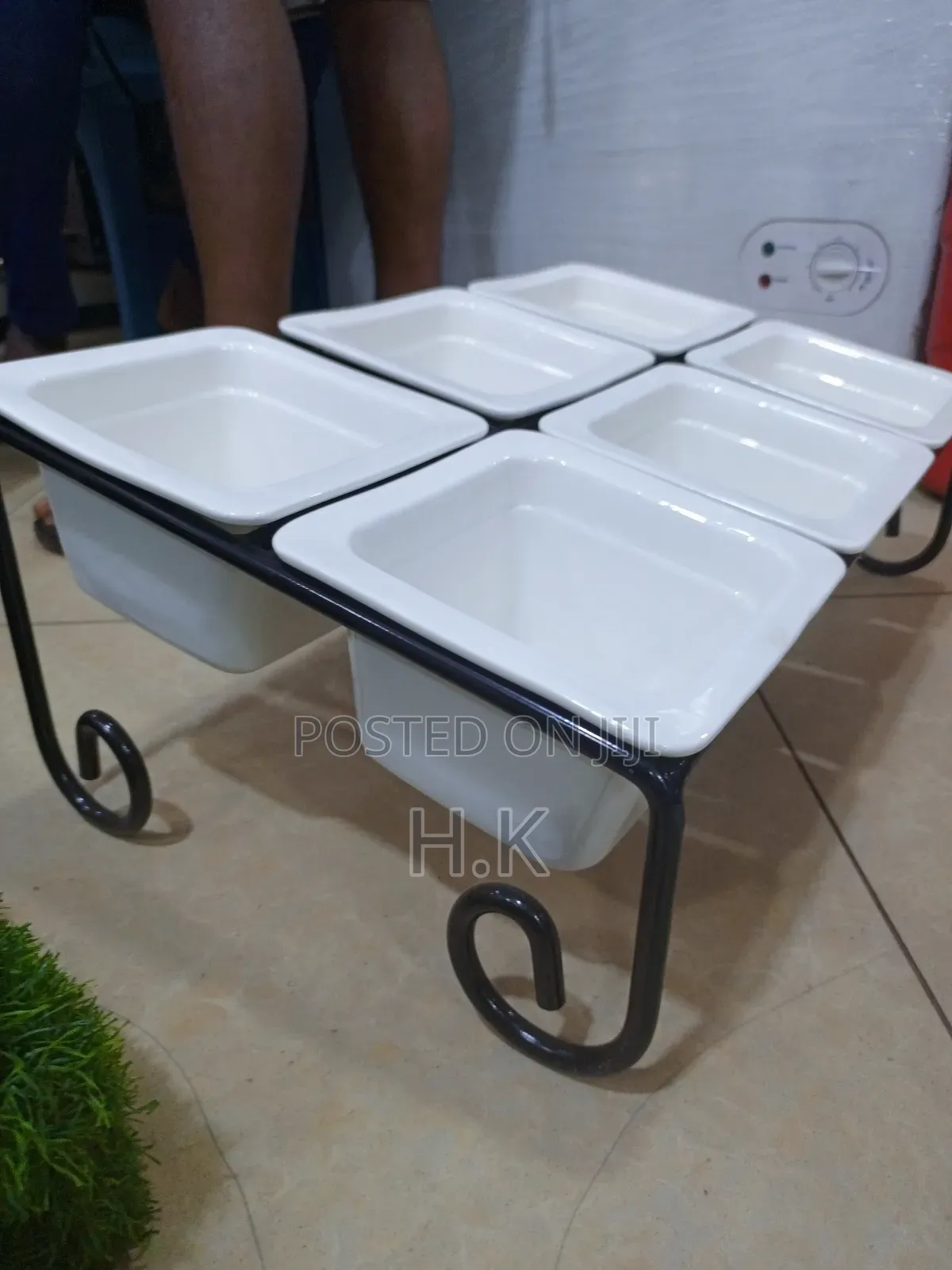 Godinger Porcelain Serving Tray Set