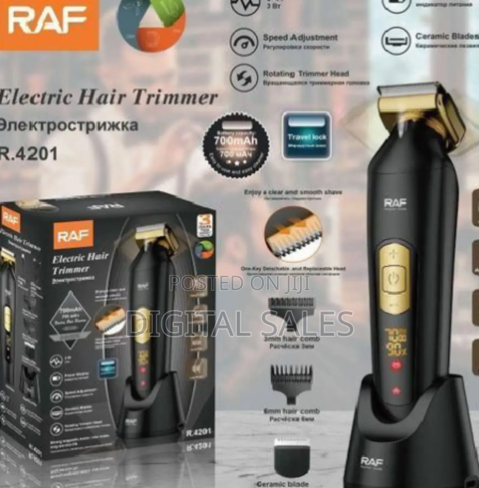 Rechargeable Raf Hair Clipper