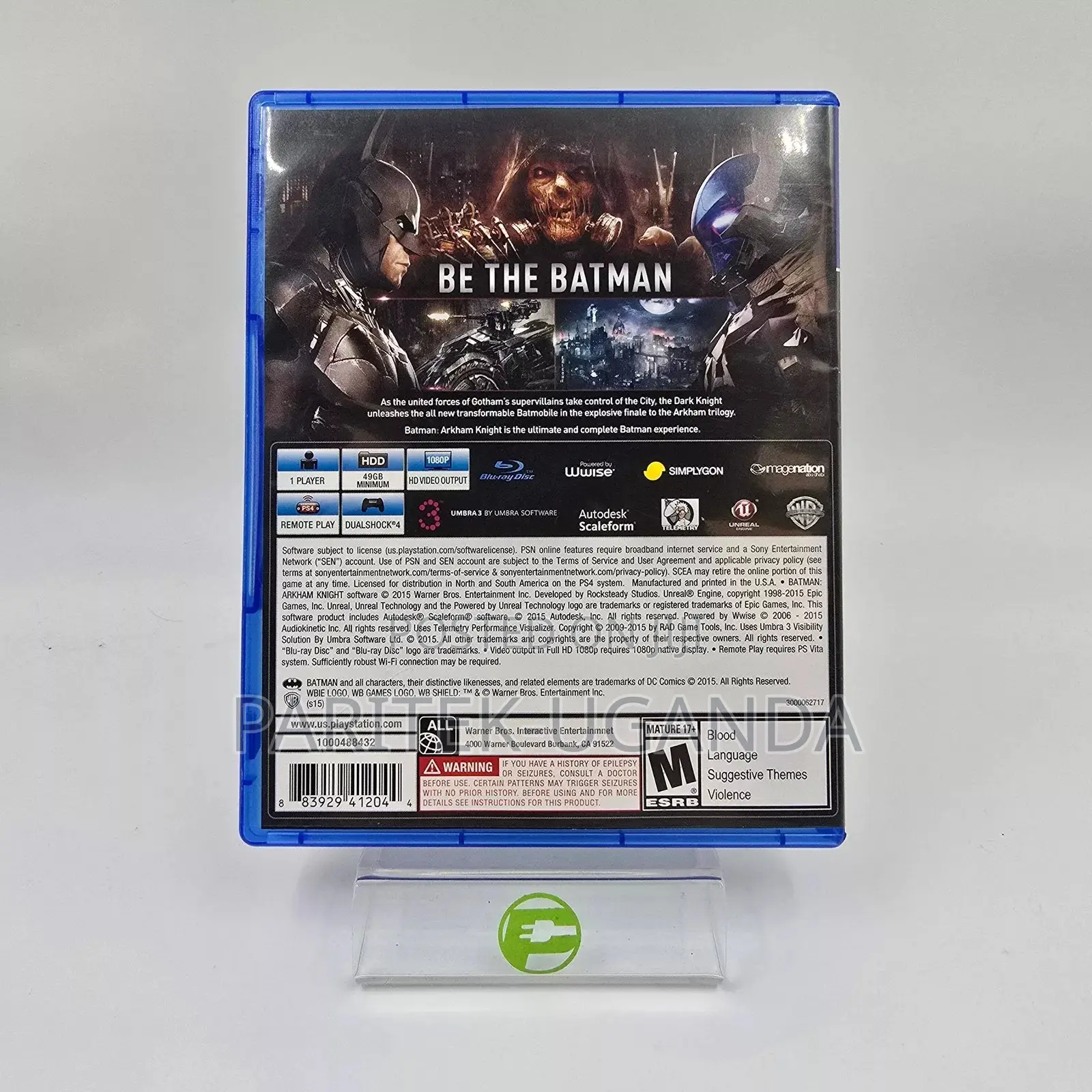 Uk Used Batman Arkham Knight Ps4