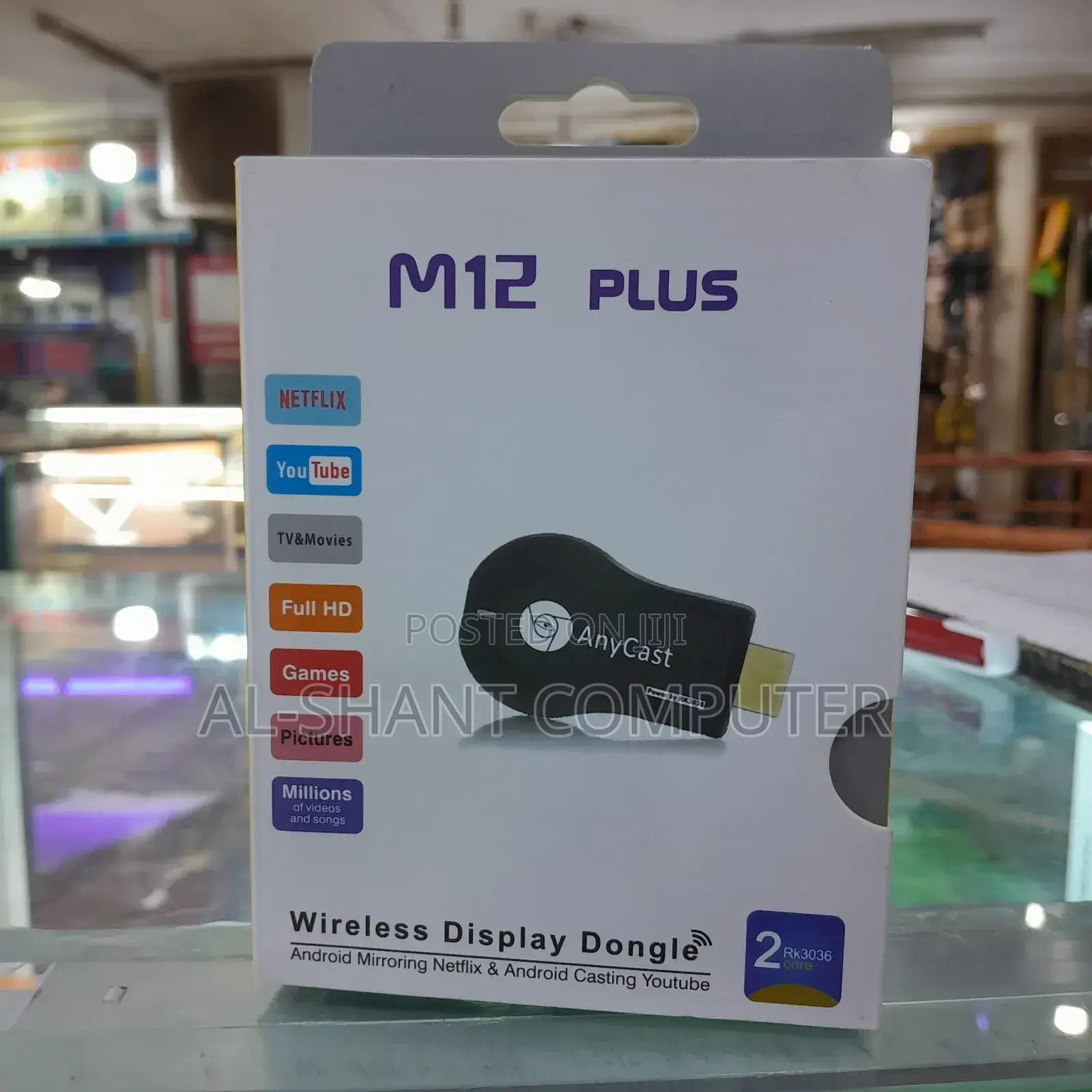 Anycast/M12 PLUS Wireless Display Dongle