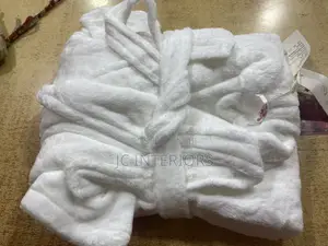 Plain Super Soft White Bathrobes