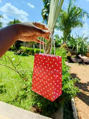 Polka Dot Gift Bag Set - (Pack of 6)