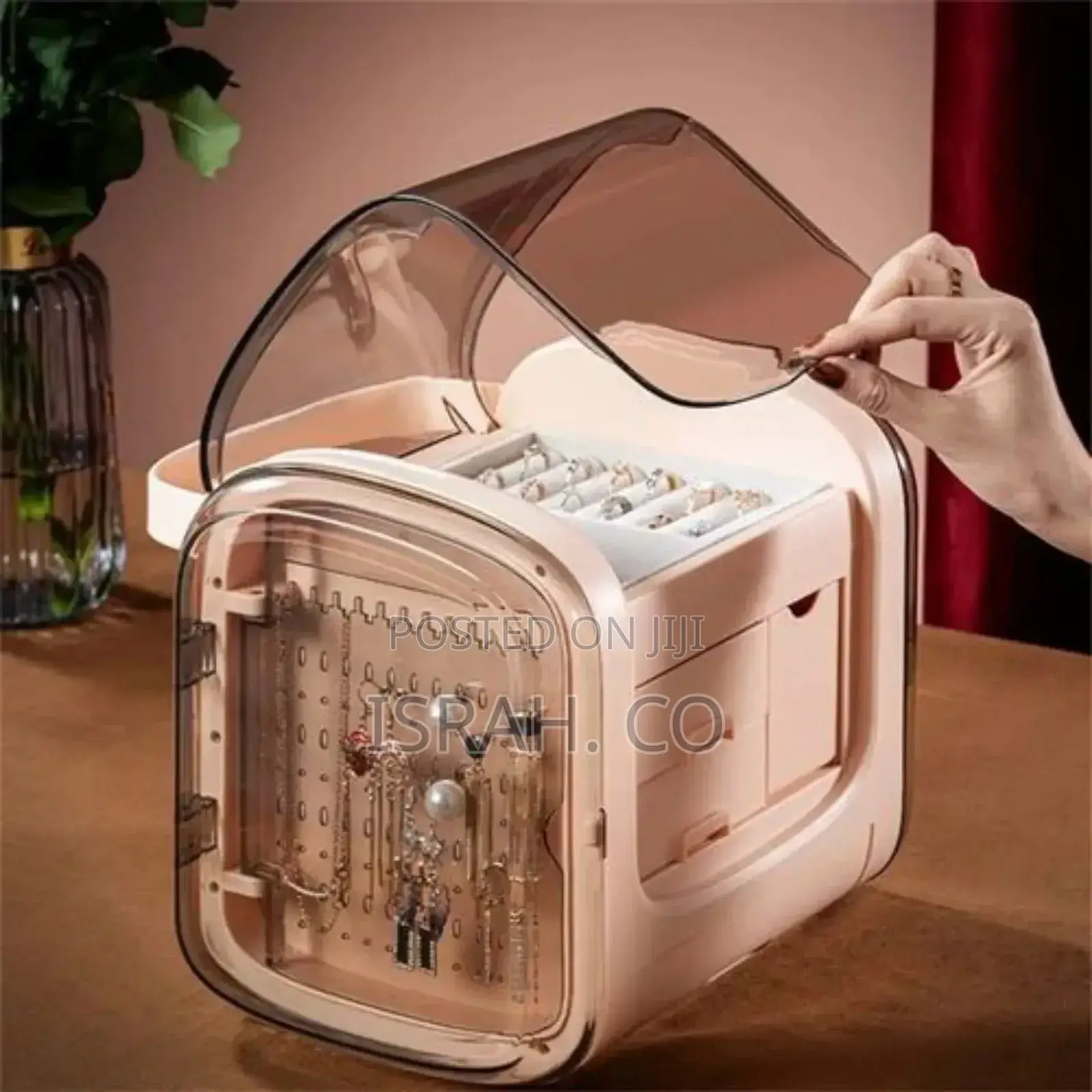 Dust-Proof Acrylic Jewelry Box Organizer Drawer Jewellery