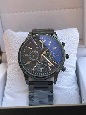 Black Emporio Armani Classy Wrist Watch
