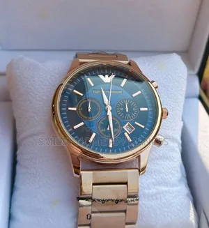 Gold Emporio Armani Classy Men's Wrist Stylish Watch