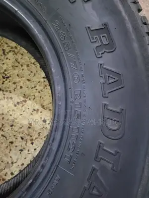 It's 265 70 R15 GT SAVERO RADIAL. Very StrongAnd Original