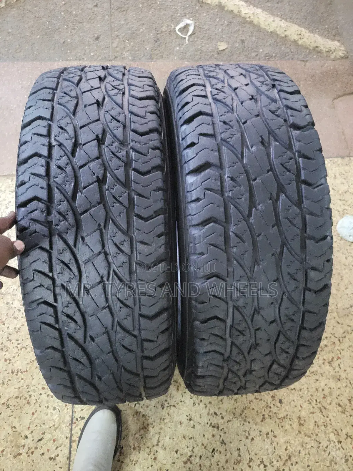 It's 265 70 R15 GT SAVERO RADIAL. Very StrongAnd Original