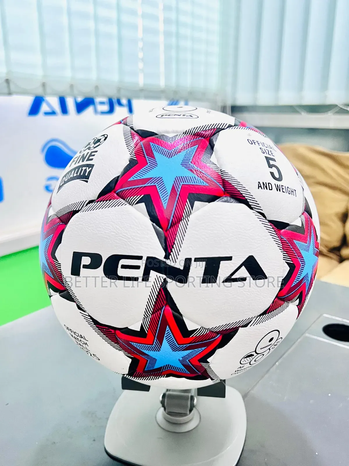 Soccer Ball Penta Super Quality Water Proof