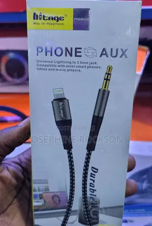 iPhone to Aux Audio Cable/ Lightning to Aux