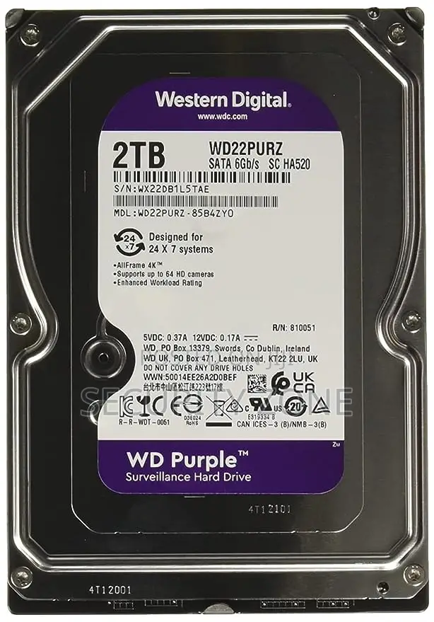 Wd 2tb Surveilance HDD