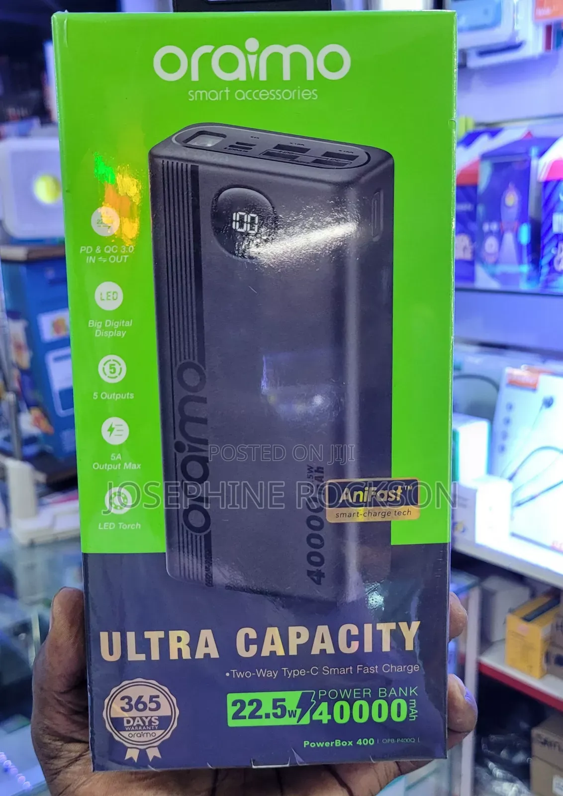 Oraimo Ultra Capacity 40000mah Powerbank