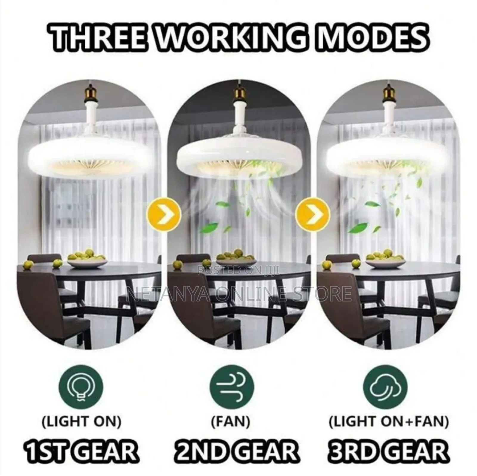 Led Multifunction Fan Light