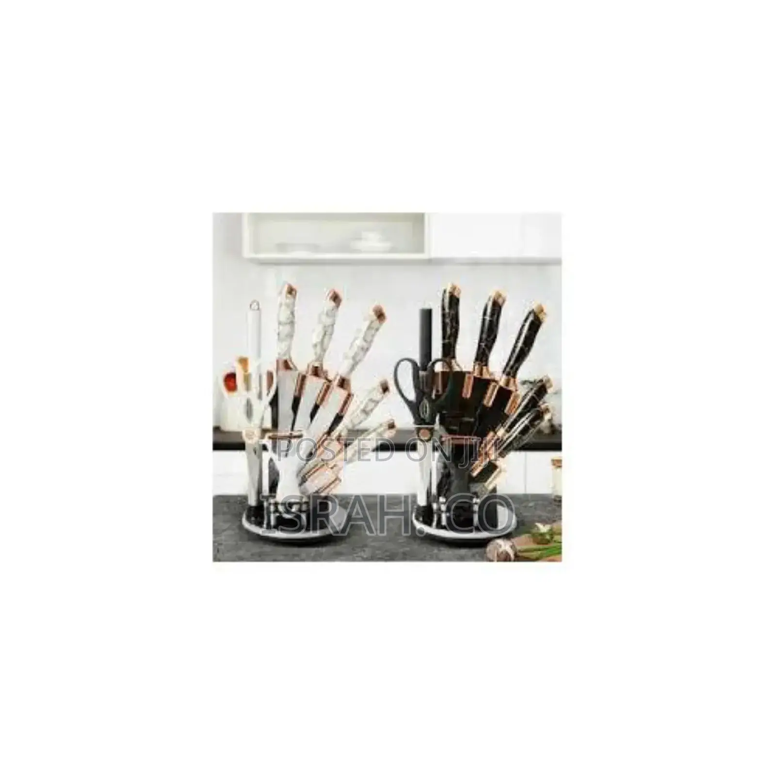 9 Pieces of Stainless Steel Kitchen Cooking Knives