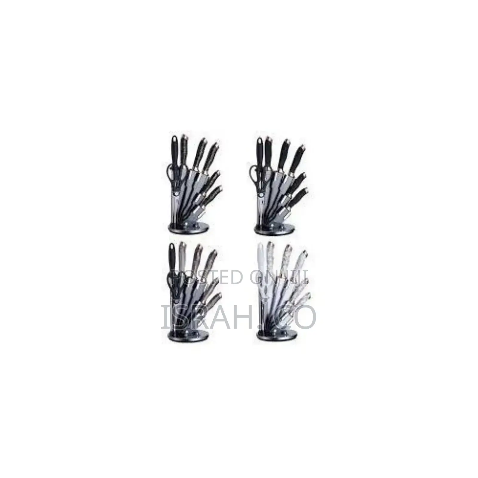 9 Pieces of Stainless Steel Kitchen Cooking Knives