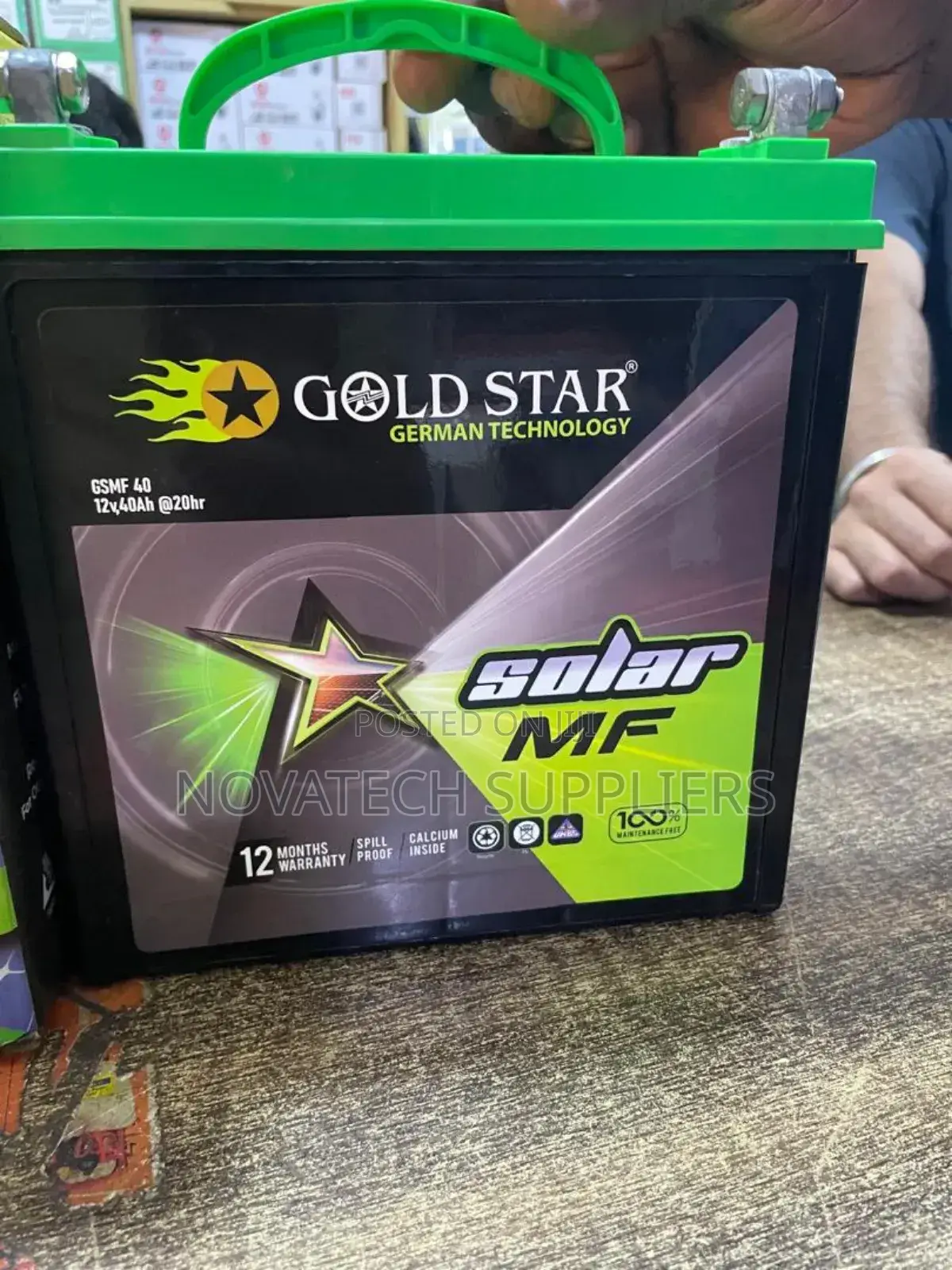 40ah Gold Star Maintenance Free Batteries Zeph