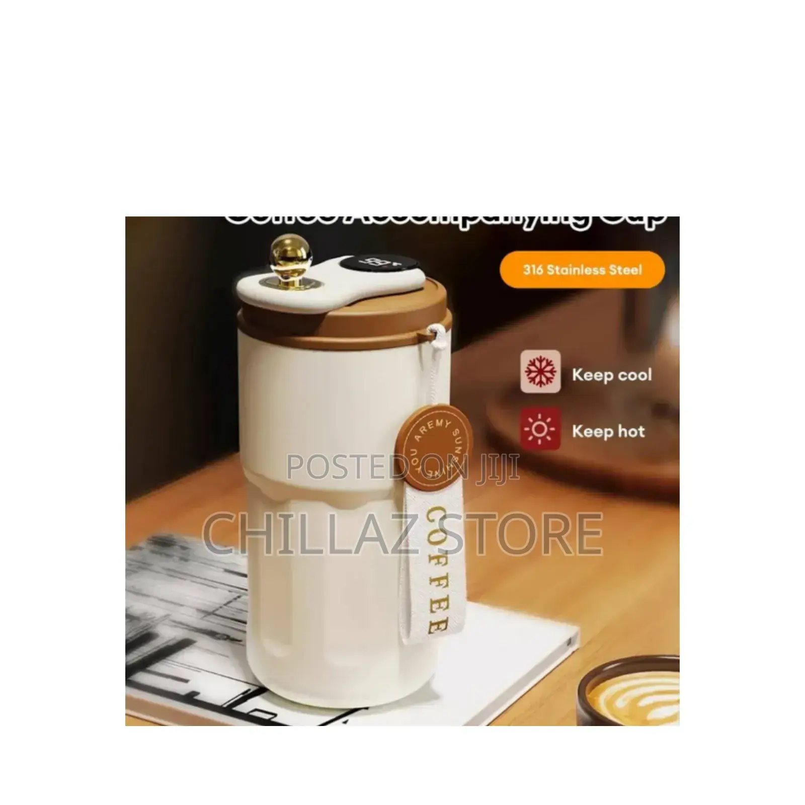 Temperature Display Thermo Cup.