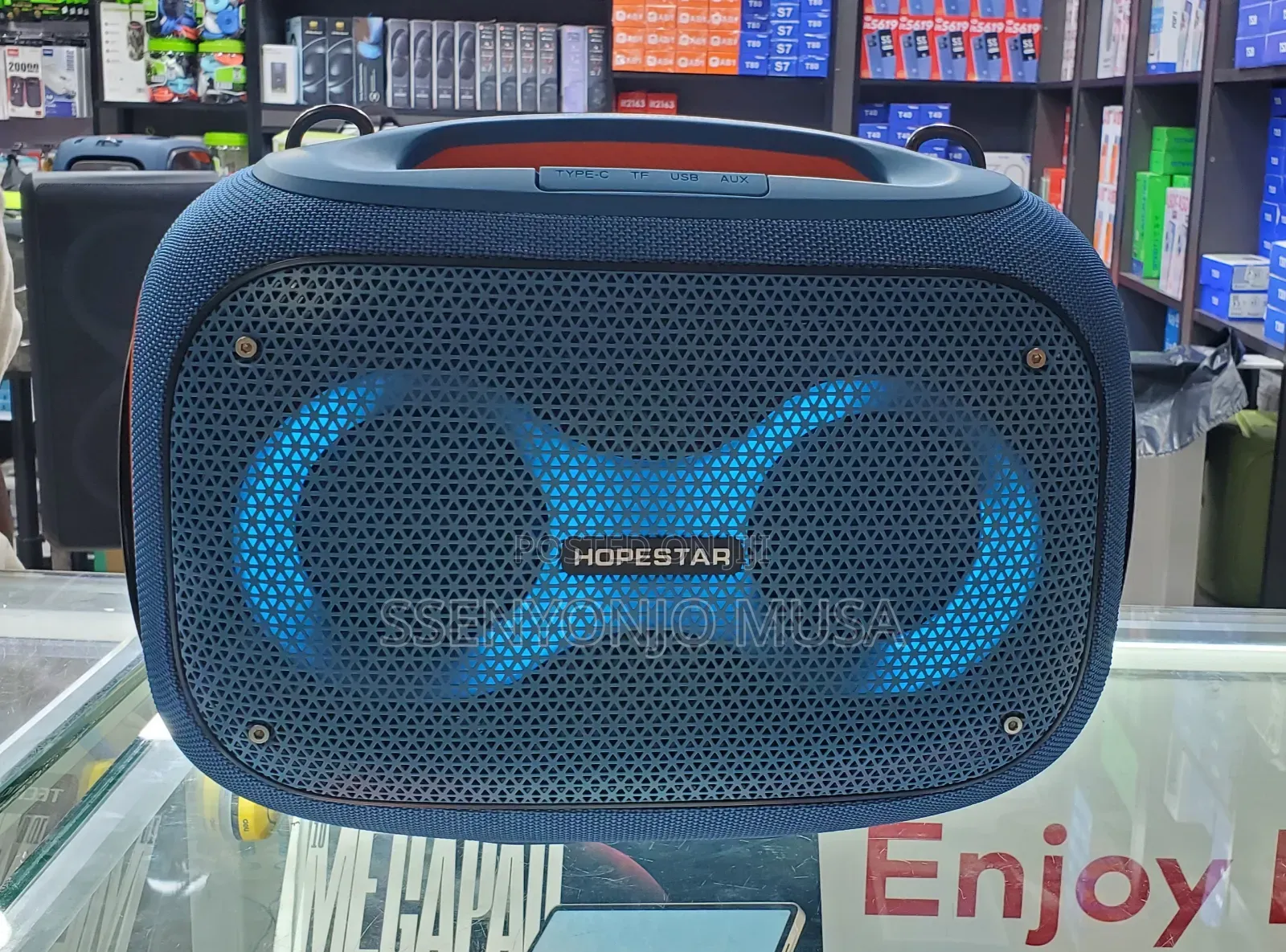 Hopestar Party Box 120w Karaoke Bluetooth Speaker With 2-