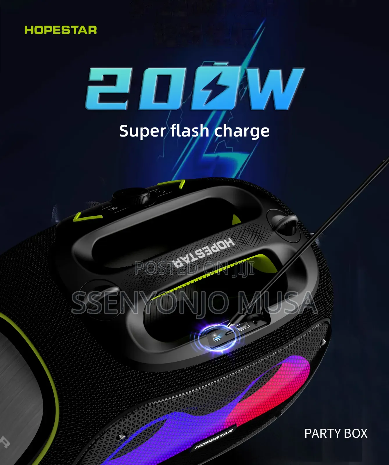 Hopestar Party Box Speaker - 120w Portable Bt-Speaker