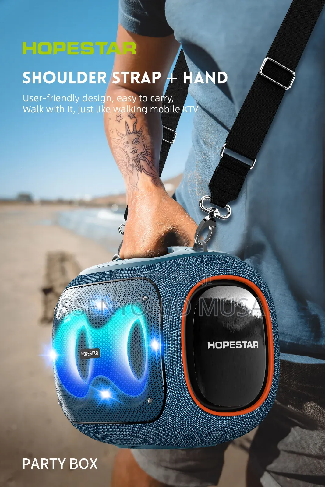 Hopestar Party Box Speaker - 120w Portable Bt-Speaker
