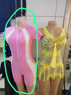 Pink Colour and Yellow Color for Ladies Swimming Custumes