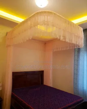 Wall Mount Mosquito Net Cream With Rails