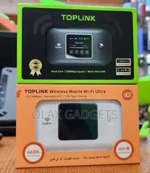 Toplink MR57 Ultra Wifi 6 4G+ Unlocked Mifi 4600mah Battery