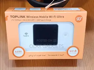 Toplink MR57 Ultra Wifi 6 4G+ Unlocked Mifi 4600mah Battery