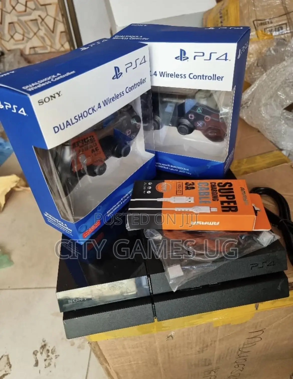 Fairly Priced Ps4 Console With 2 Controllers