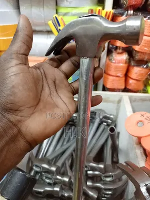 Claw Hammer With A Metal Handle