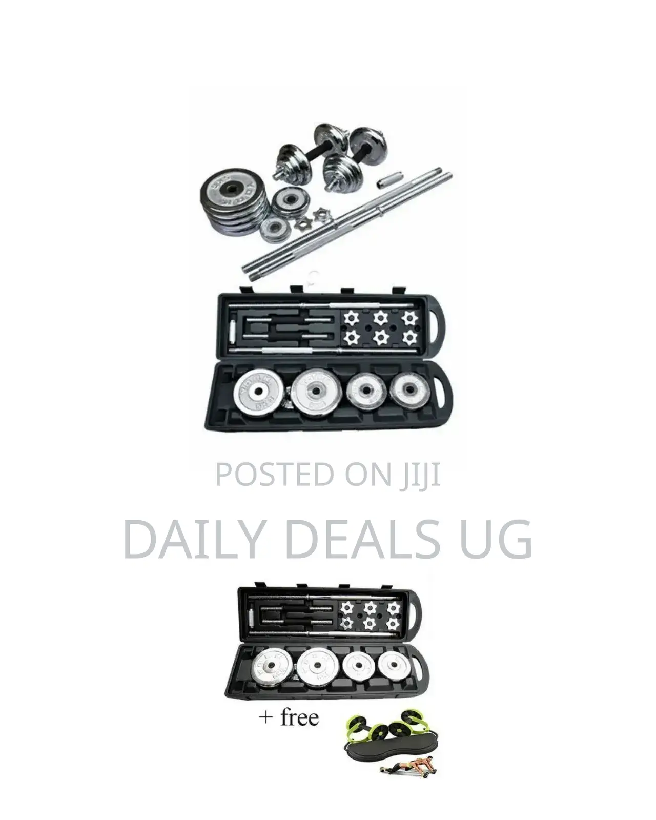 Stainless Steel Dumbbell Set