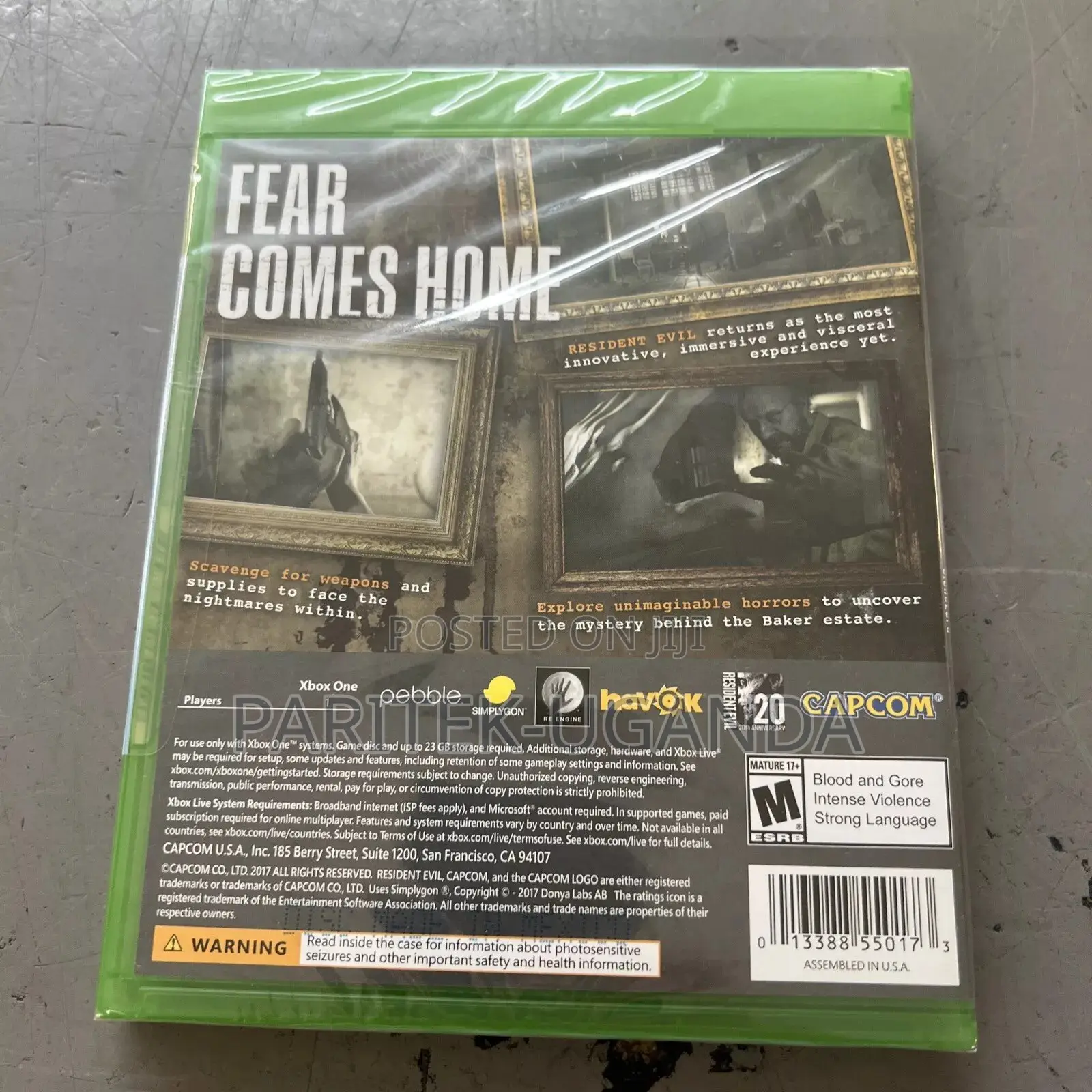 Uk Used Resident Evil 7