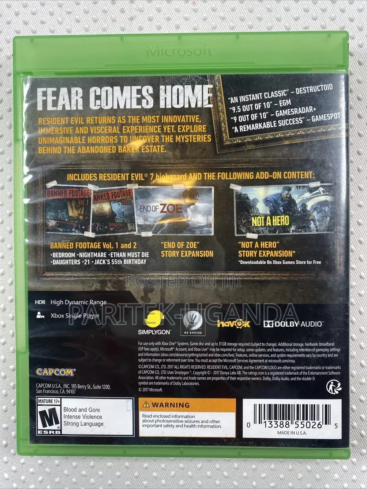 Used Resident Evil 7 Xbox One
